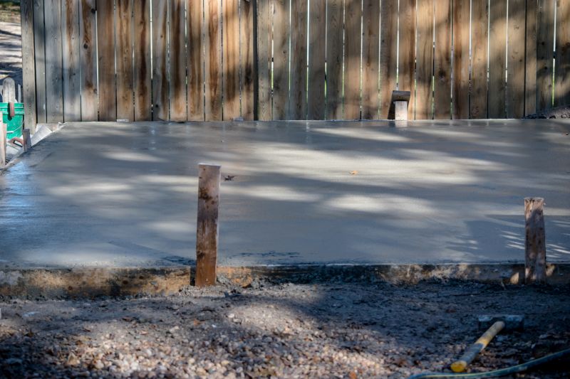 Cement Pad Pouring