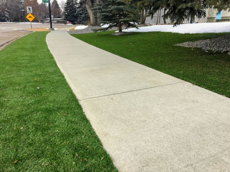 Sidewalk Curb Installation